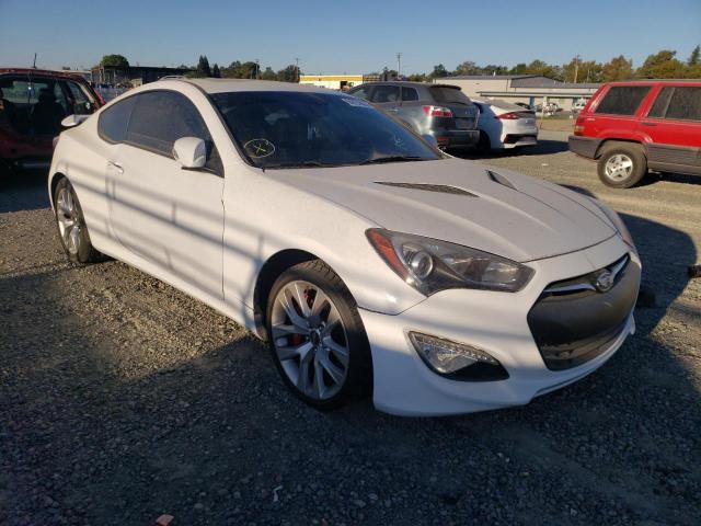 KMHHU6KJ8EU119555 - 2014 HYUNDAI GENESIS WHITE photo 1