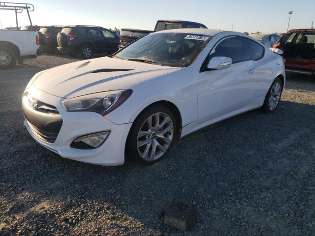 KMHHU6KJ8EU119555 - 2014 HYUNDAI GENESIS WHITE photo 2