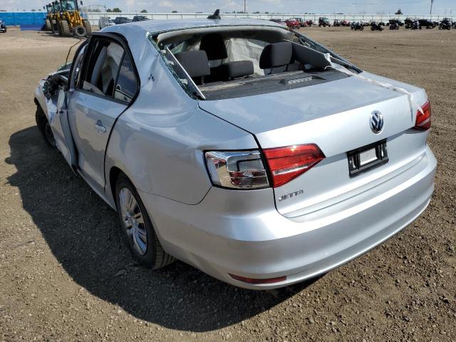 3VW2K7AJ4FM297490 - 2015 VOLKSWAGEN JETTA BASE 银色 照片 3