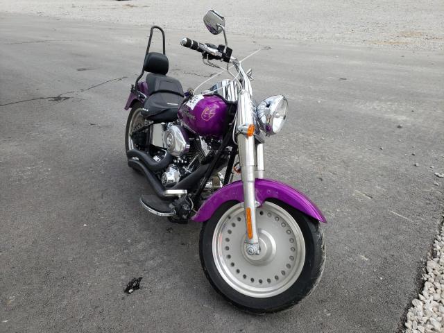 1HD1BX5158Y069657 - 2008 HARLEY-DAVIDSON FLSTF PURPLE photo 1