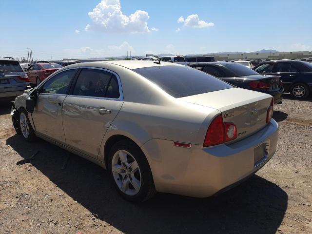 1G1ZB5EB9AF303570 - 2010 CHEVROLET MALIBU LS BEIGE photo 3