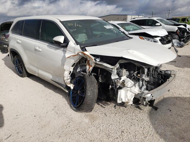 5TDZKRFH0GS183684 - 2016 TOYOTA HIGHLANDER WHITE photo 1