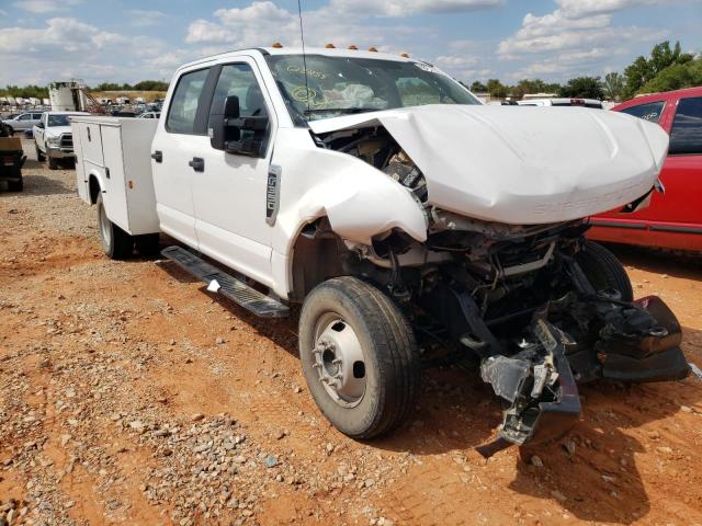 1FD8W3H6XKEG12459 - 2019 FORD F350 SUPER WHITE photo 1