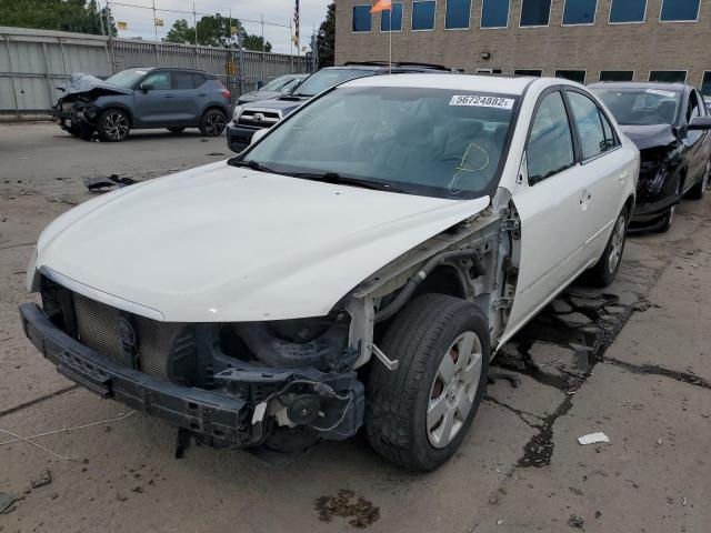 5NPET46FX8H330615 - 2008 HYUNDAI SONATA GLS WHITE photo 2