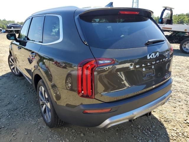 5XYP34HC0NG267149 - 2022 KIA TELLURIDE BROWN photo 3