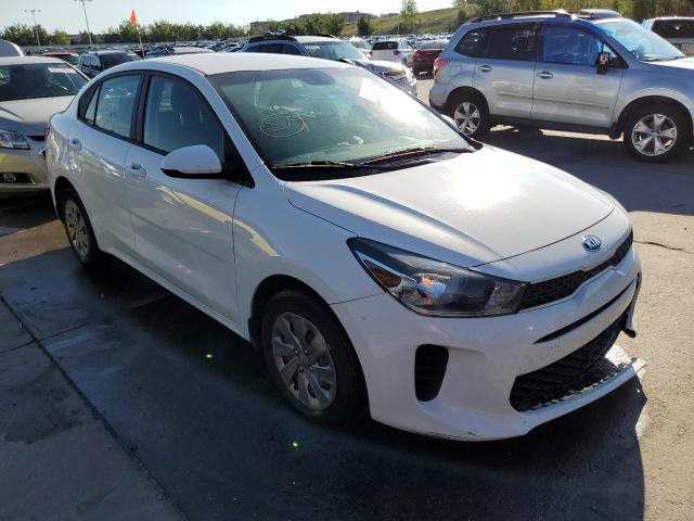 3KPA24AB5KE210500 - 2019 KIA RIO S WHITE photo 1