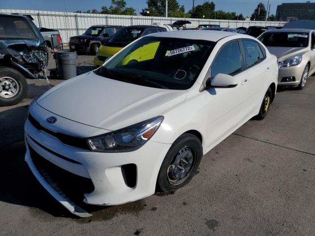 3KPA24AB5KE210500 - 2019 KIA RIO S WHITE photo 2