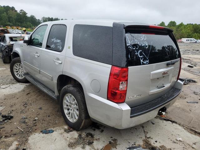 1GKUCFDJ7AR265448 - 2010 GMC YUKON HYBR SILVER photo 3