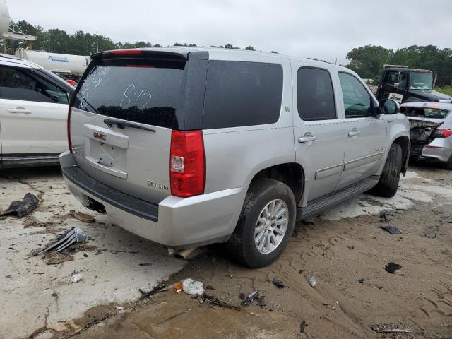 1GKUCFDJ7AR265448 - 2010 GMC YUKON HYBR SILVER photo 4