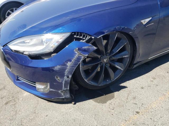 5YJSA1E19FF110732 - 2015 TESLA MODEL S Mavi foto 9