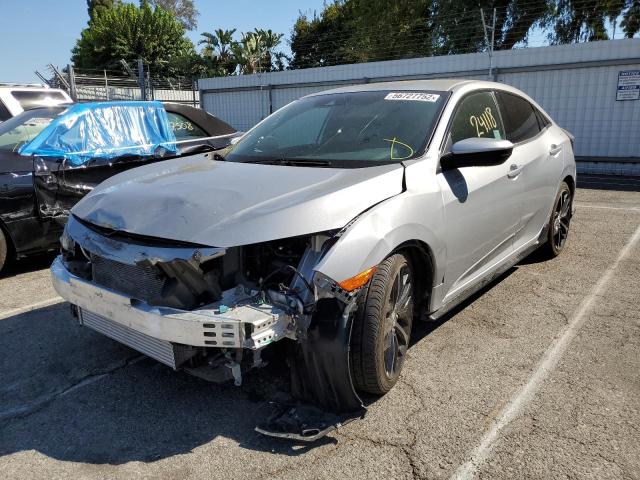 SHHFK7H40LU406322 - 2020 HONDA CIVIC SPOR SILVER photo 2