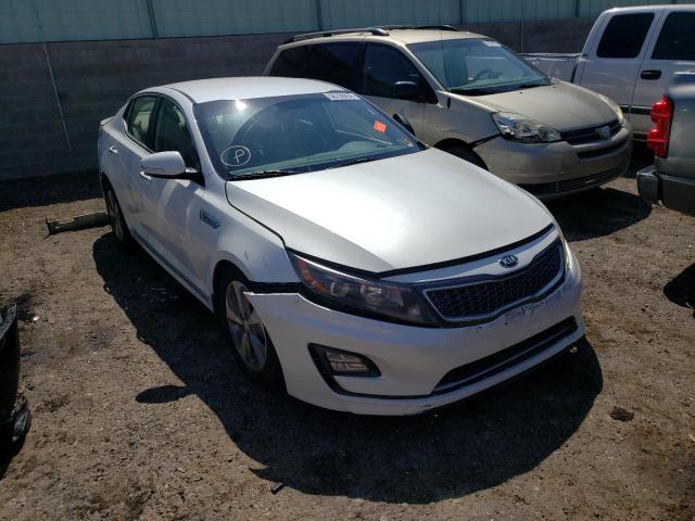 KNAGN4AD2F5089099 - 2015 KIA OPTIMA HYB WHITE photo 1