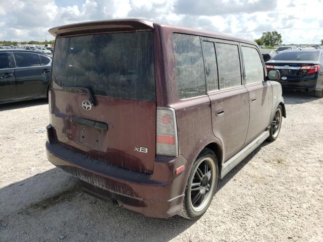 JTLKT334050201604 - 2005 TOYOTA SCION XB 勃艮第红 照片 4