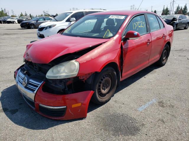 3VWGF81K97M092533 - 2007 VOLKSWAGEN JETTA RED photo 2