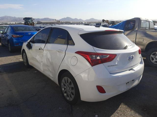 KMHD35LH2HU361852 - 2017 HYUNDAI ELANTRA GT WHITE photo 3