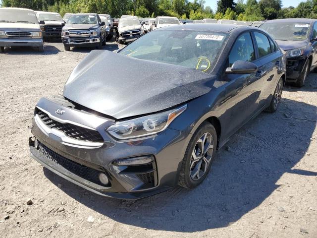 3KPF24AD6KE116200 - 2019 KIA FORTE EX CHARCOAL photo 2