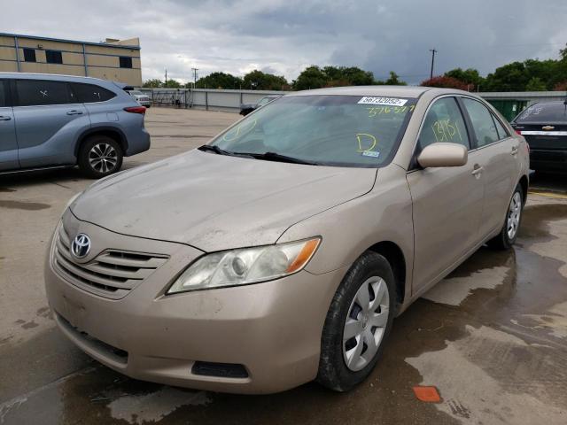 4T1BE46K19U376377 - 2009 TOYOTA CAMRY BASE GOLD photo 2