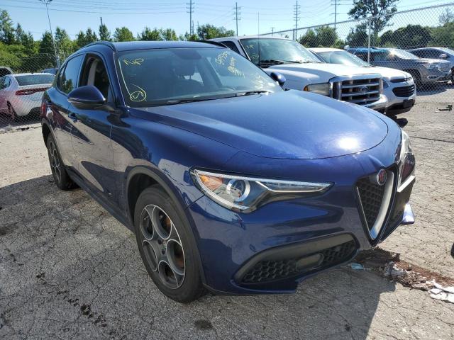 ZASFAKPN9J7B65775 - 2018 ALFA ROMEO STELVIO SP BLUE photo 1