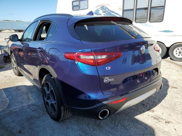 ZASFAKPN9J7B65775 - 2018 ALFA ROMEO STELVIO SP BLUE photo 3