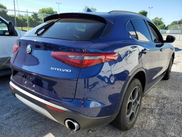 ZASFAKPN9J7B65775 - 2018 ALFA ROMEO STELVIO SP BLUE photo 4