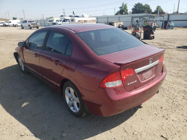 19XFA1F63AE074479 - 2010 HONDA CIVIC LX-S أحمر صورة 3