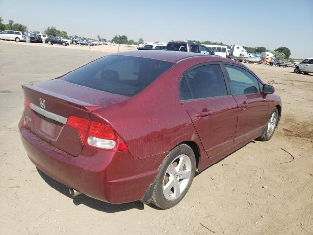 19XFA1F63AE074479 - 2010 HONDA CIVIC LX-S RED photo 4