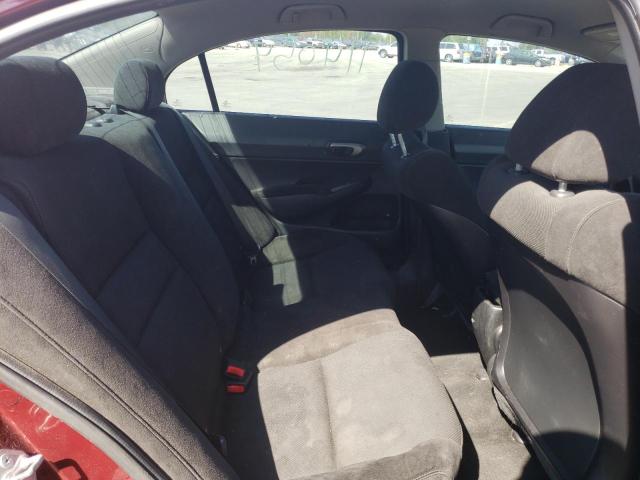 19XFA1F63AE074479 - 2010 HONDA CIVIC LX-S أحمر صورة 6