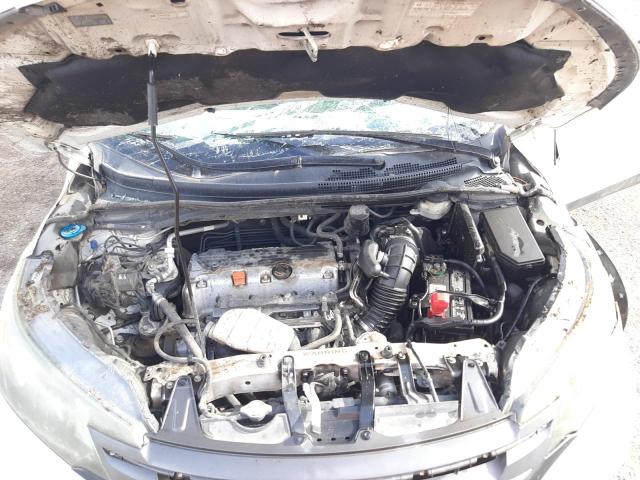 5J6RM3H76EL001524 - 2014 HONDA CR-V EXL WHITE photo 7