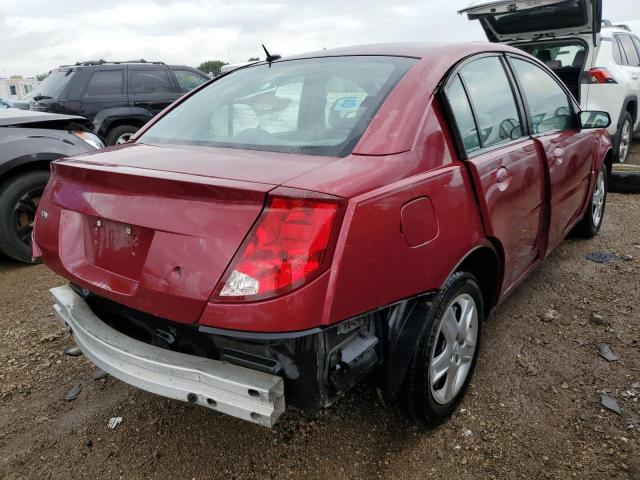 1G8AJ55F66Z181695 - 2006 SATURN ION LEVEL RED photo 4