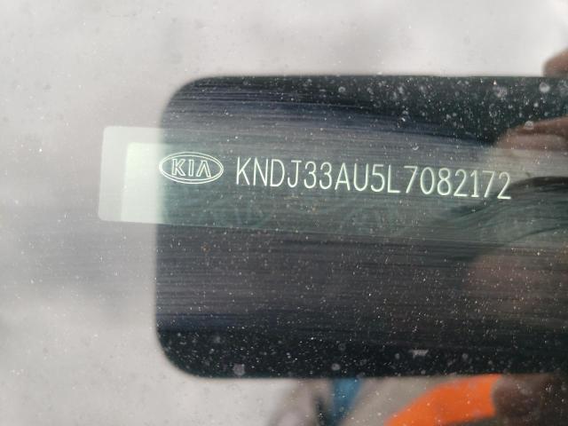 KNDJ33AU5L7082172 - 2020 KIA SOUL EX CREAM photo 10