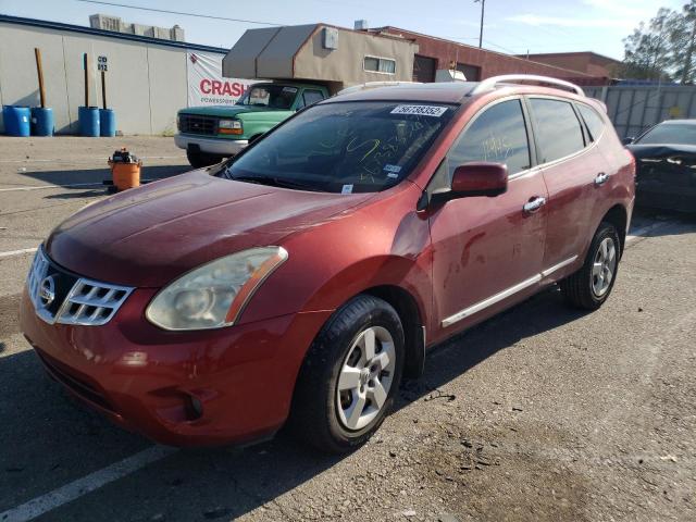 JN8AS5MV5DW627480 - 2013 NISSAN ROGUE RED photo 2