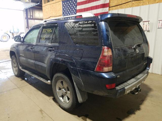 JTEBT17R448017493 - 2004 TOYOTA 4RUNNER LI BLUE photo 3