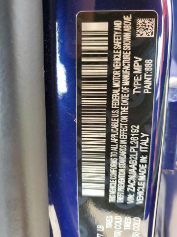 ZACNJAAB2LP****** - 2020 JEEP RENEGADE S BLUE photo 10