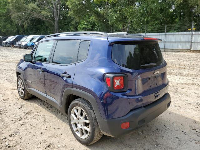 ZACNJAAB2LP****** - 2020 JEEP RENEGADE S BLUE photo 3