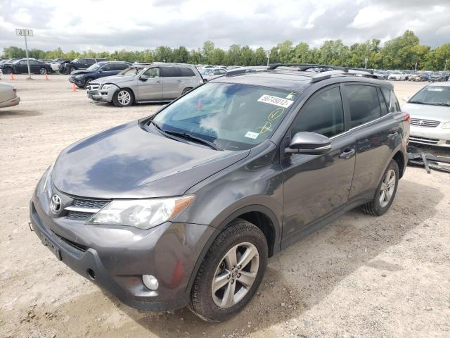 2T3WFREV7FW161628 - 2015 TOYOTA RAV4 XLE GRAY photo 2