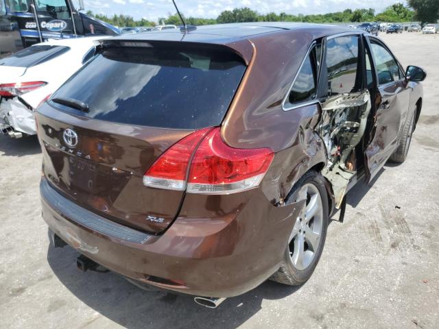 4T3ZK3BB7CU050749 - 2012 TOYOTA VENZA LE BROWN photo 4