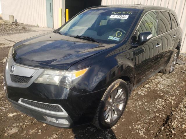 2HNYD2H54AH523676 - 2010 ACURA MDX ADVANC 黑色 照片 2
