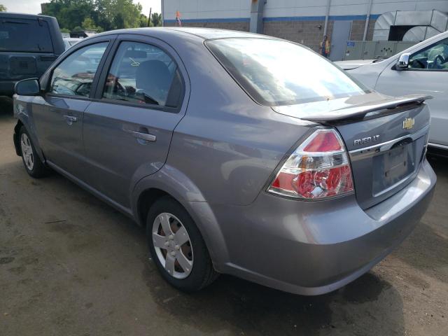 KL1TD56E59B627092 - 2009 CHEVROLET AVEO LS 灰色 照片 3