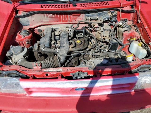 KNJPT06H8P6118305 - 1993 FORD FESTIVA GL RED photo 7