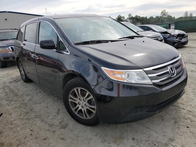 5FNRL5H68DB046865 - 2013 HONDA ODYSSEY EX BLACK photo 1