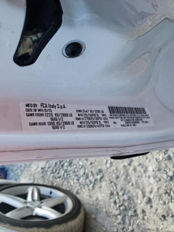 ZFBERFAT4G6B08187 - 2016 RAM PROMASTER WHITE photo 10