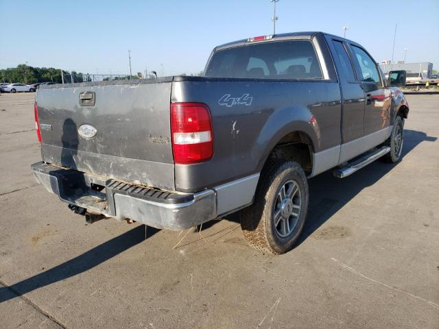 1FTPX14V56NB23875 - 2006 FORD F150 GRAY photo 4