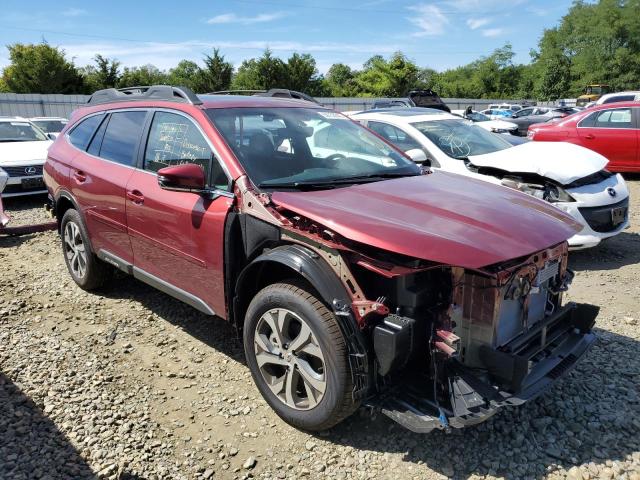 4S4BTANC4N3194333 - 2022 SUBARU OUTBACK LI MAROON photo 1