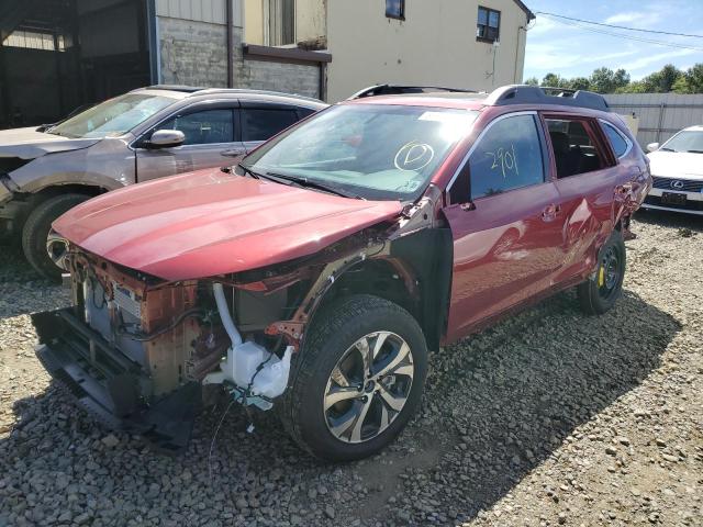 4S4BTANC4N3194333 - 2022 SUBARU OUTBACK LI MAROON photo 2