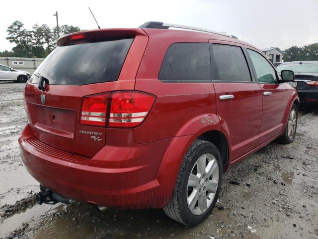 3D4GG67V09T597510 - 2009 DODGE JOURNEY R/ RED photo 4