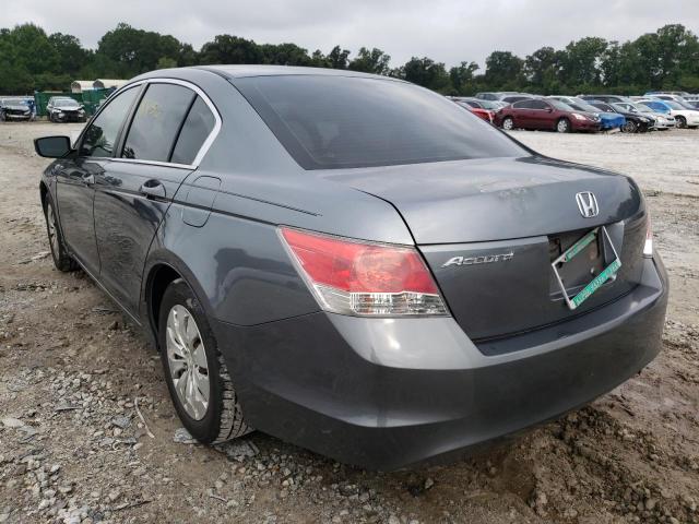 1HGCP2F39AA055064 - 2010 HONDA ACCORD LX GRAY photo 3