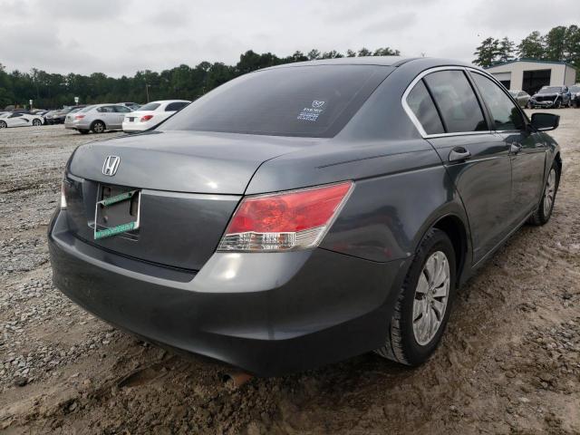 1HGCP2F39AA055064 - 2010 HONDA ACCORD LX GRAY photo 4