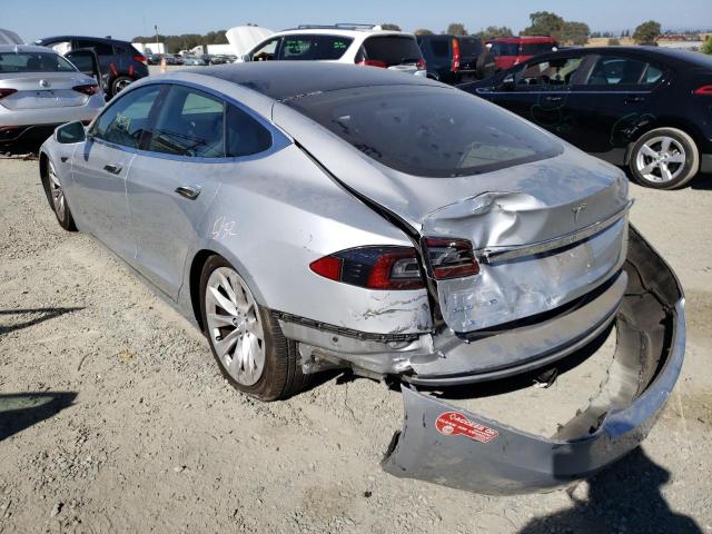 5YJSA1E12HF215244 - 2017 TESLA MODEL S Արծաթագույն լուսանկար 3