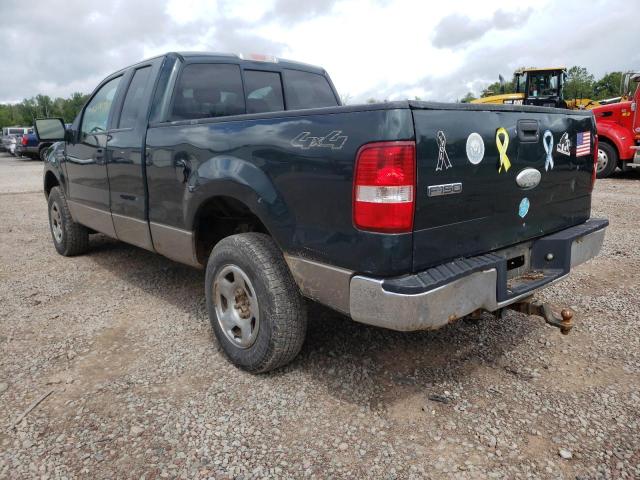 1FTRX14W76NA16960 - 2006 FORD F150 GREEN photo 3