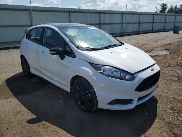 3FADP4DJ0KM164376 - 2019 FORD FIESTA ST WHITE photo 1